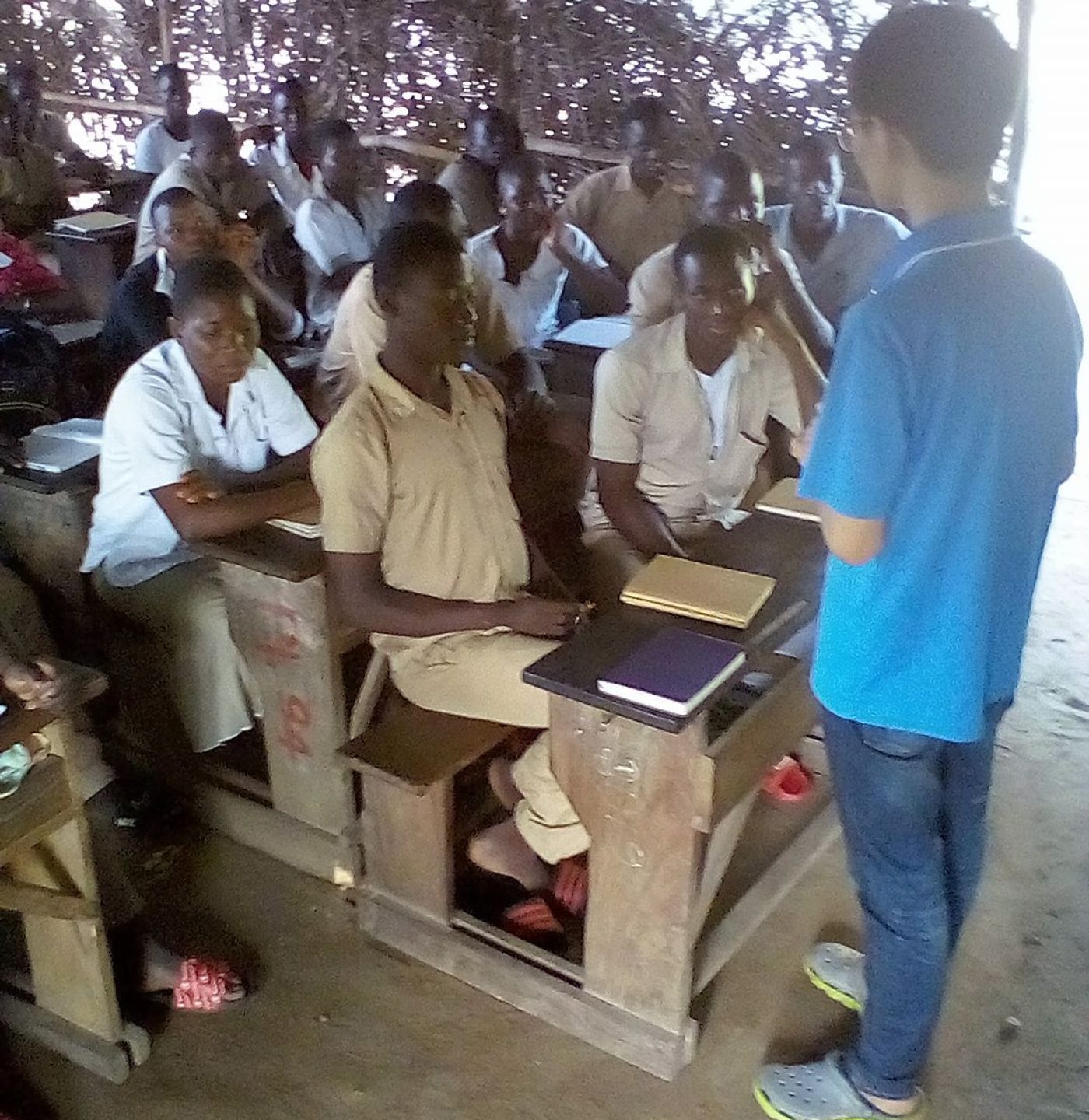 Tittigbé SHS students' training on the importance of volunteering